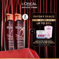 [PAKET HEMAT ISI 2] LOreal Paris Fall Resist 3x Anti-Hairfall Shampoo 620ml x2pcs Scalp Hair Care dengan Arginine Protein - Rambut Rontok Berkurang hingga 5X Twinpack 620ml Rambut Rontok dan Rapuh Hairfall Hair loss Shampoo Sampo Perawatan rambut rontok