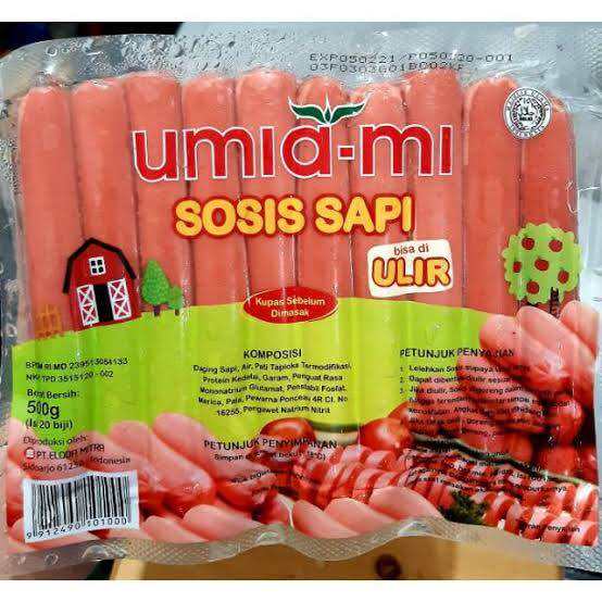 Umiami Sosis Sapi Ulir 500gr Lazada Indonesia