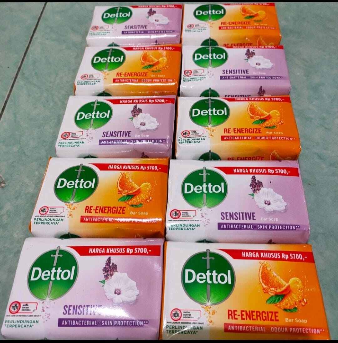 10 Pcs Sabun Dettol 100grm