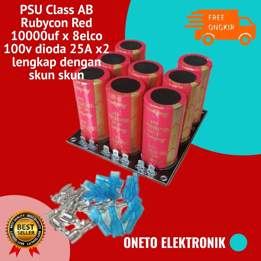 Psu Class Ab Elco Rubycon Red V Rb Uf Lengkap Dengan Skun Skun Pcb Lazada Indonesia