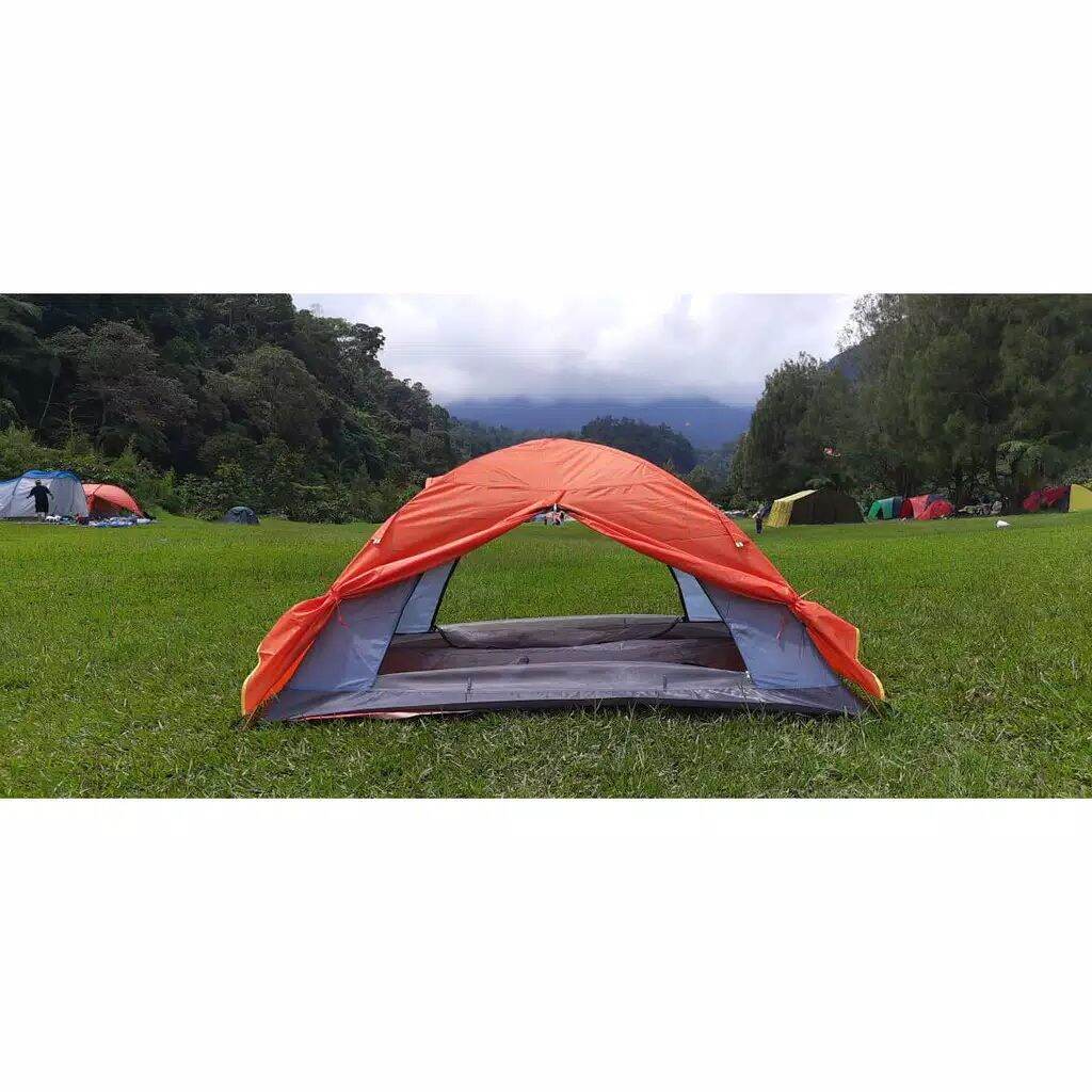 Tenda Compass LWY 2 Orang Double Layer Frame Alloy Tenda Camping