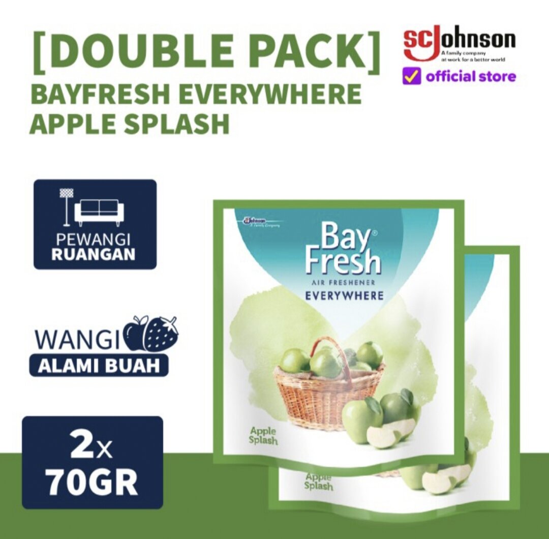 Bayfresh Everywhere Air Freshener Apple Splash 70gr X 2 | Lazada Indonesia