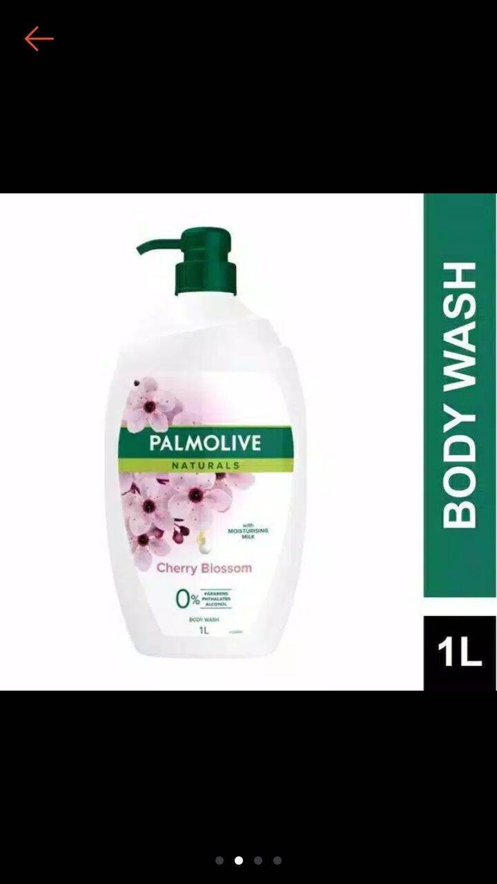 Palmolive body wash cherry blossom, orchid dan milk&honey kemasan 1