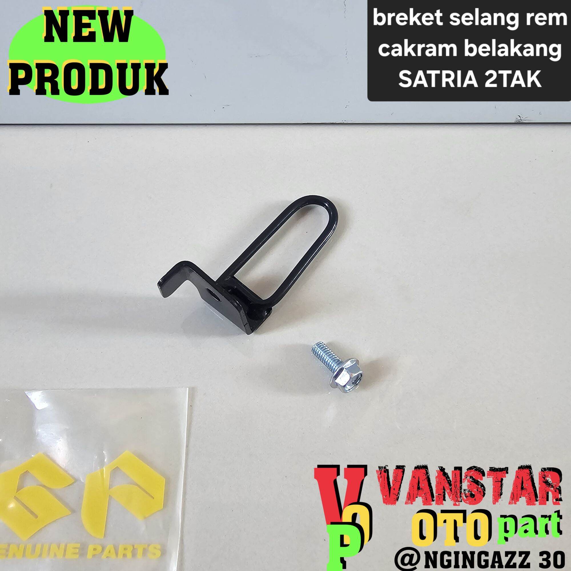 Rear disc brake hose brackets Satria 2 stroke Harga 50,000 rupiah*Gratis Ongkir