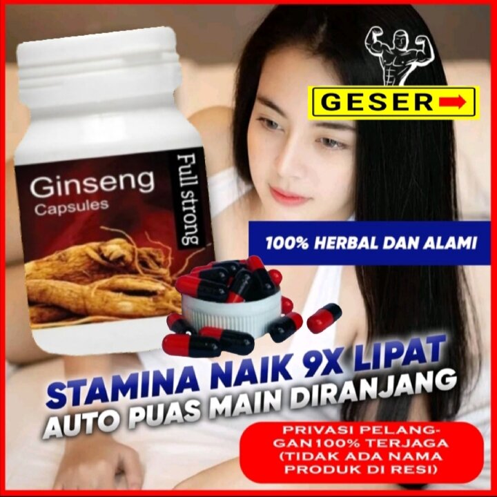 Gingseng Obat Kuat Superkuat Sex Capsul100 Ori Ampuh 10x Tahan Lama