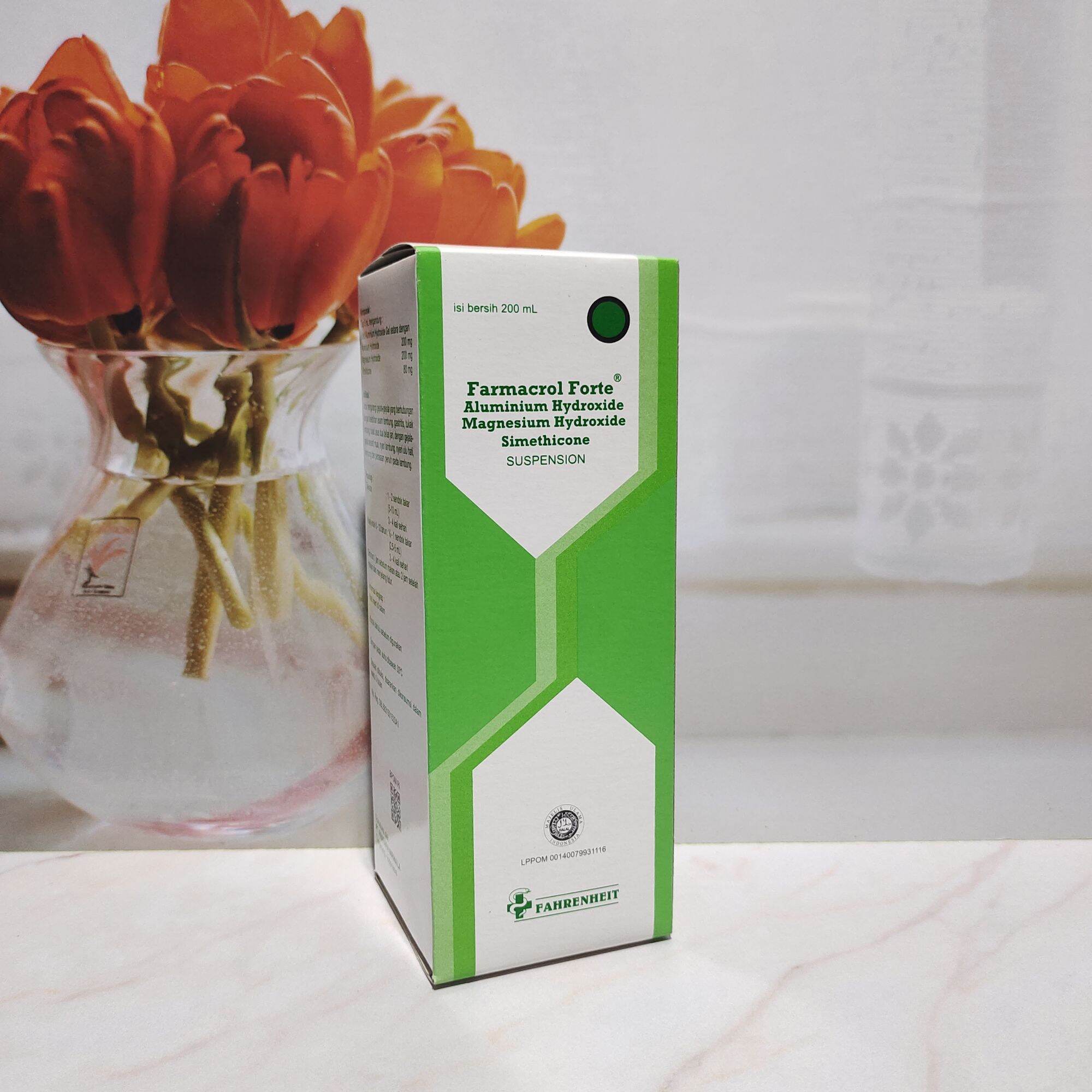 Farmacrol forte sirup 200ml obat lambung/maag | Lazada Indonesia