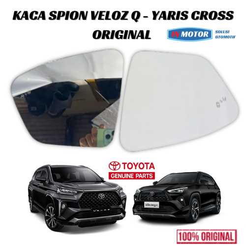 KACA SPION TOYOTA VELOZ - YARIS CROSS 2023 2024 ORIGINAL LOST PACK / kaca spion yaris cross / kaca spion Veloz Harga 66,500 rupiah*Gratis Ongkir