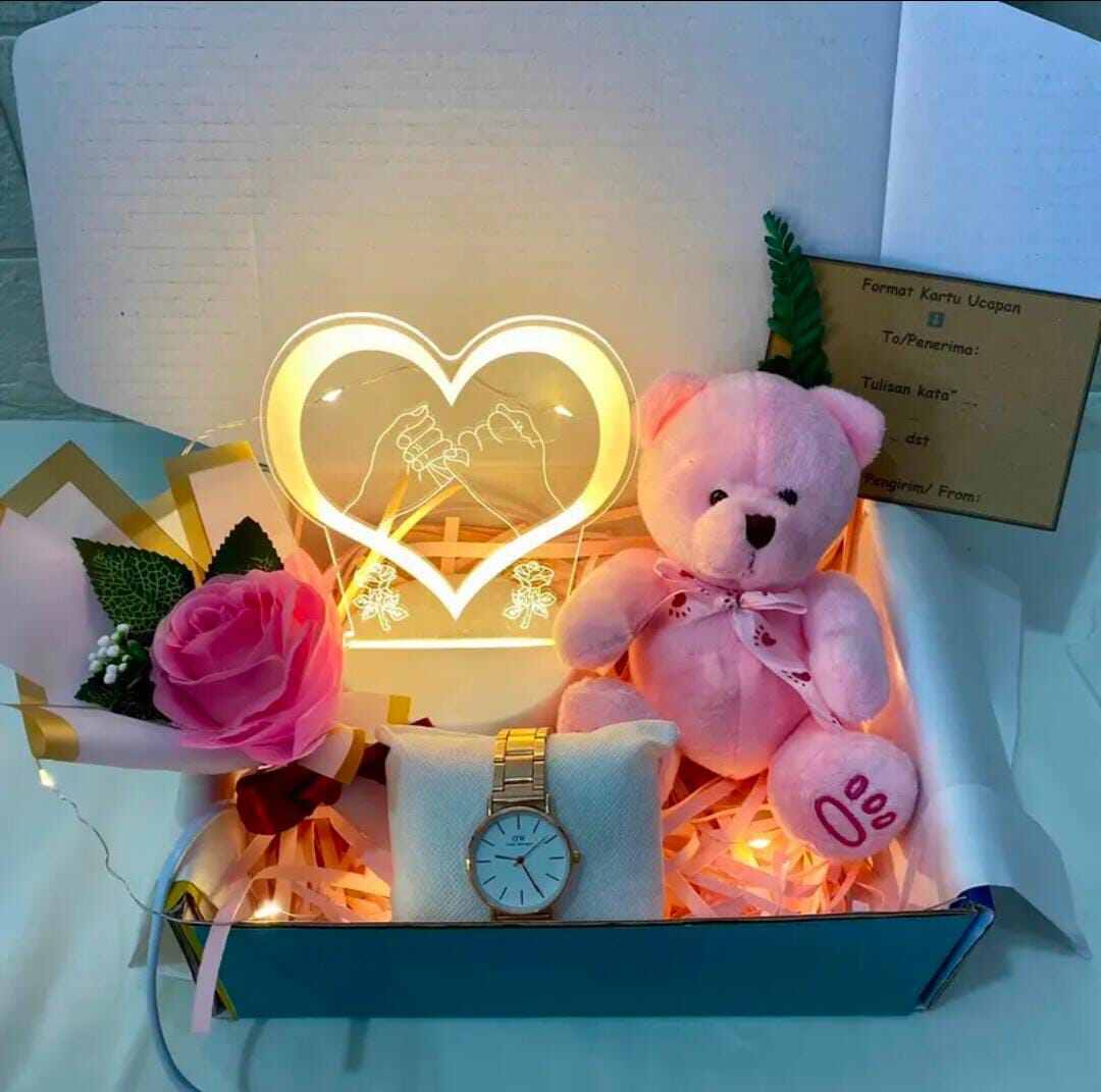 Hadiah Untuk cewek Ulang tahun/ Aniversary/ pernikahan pernikahan satu paket lengkap spesial