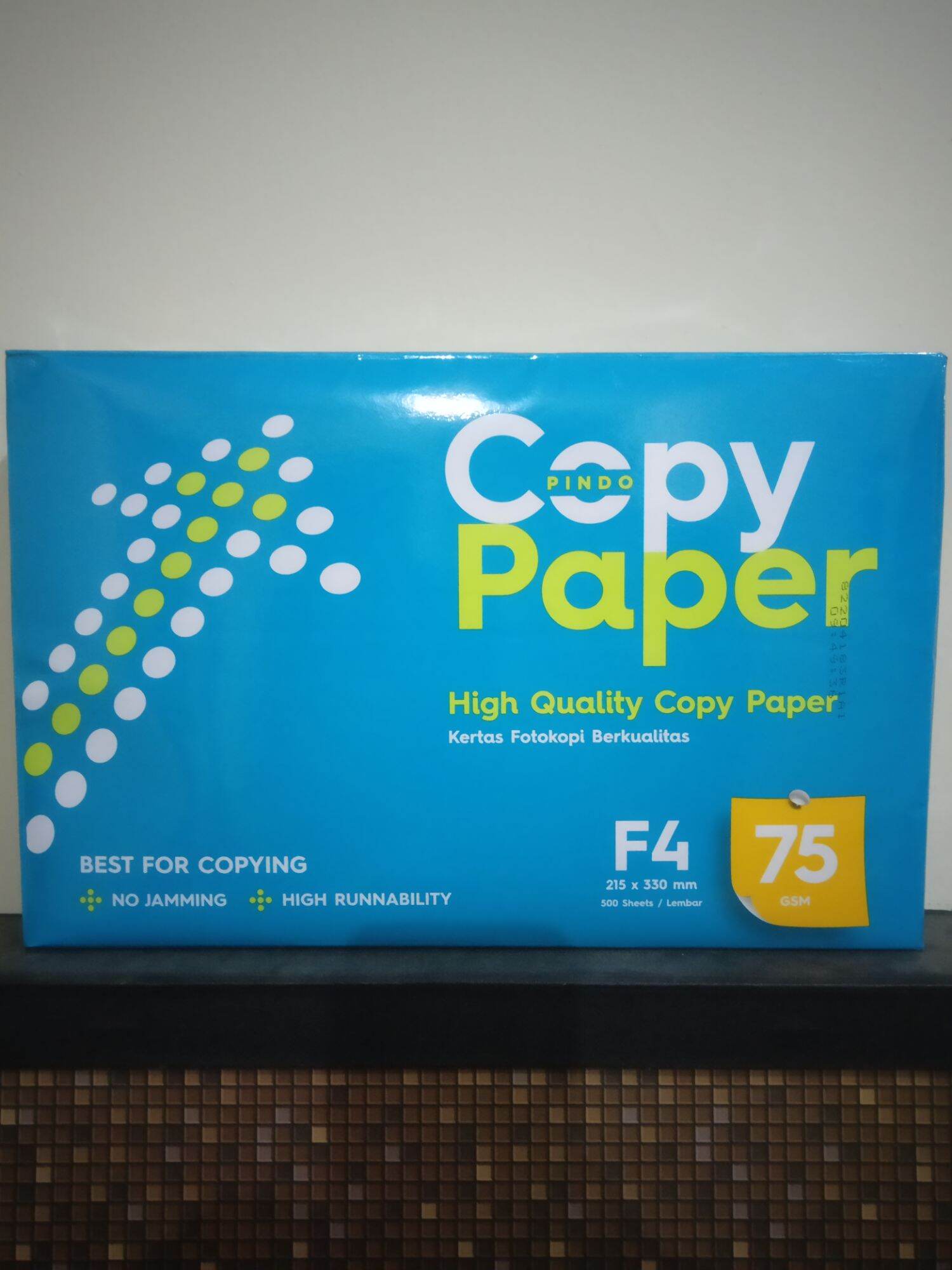 Kertas Hvs Ukuran F4 Copy Paper 75 Gsm Per Rim Lazada Indonesia