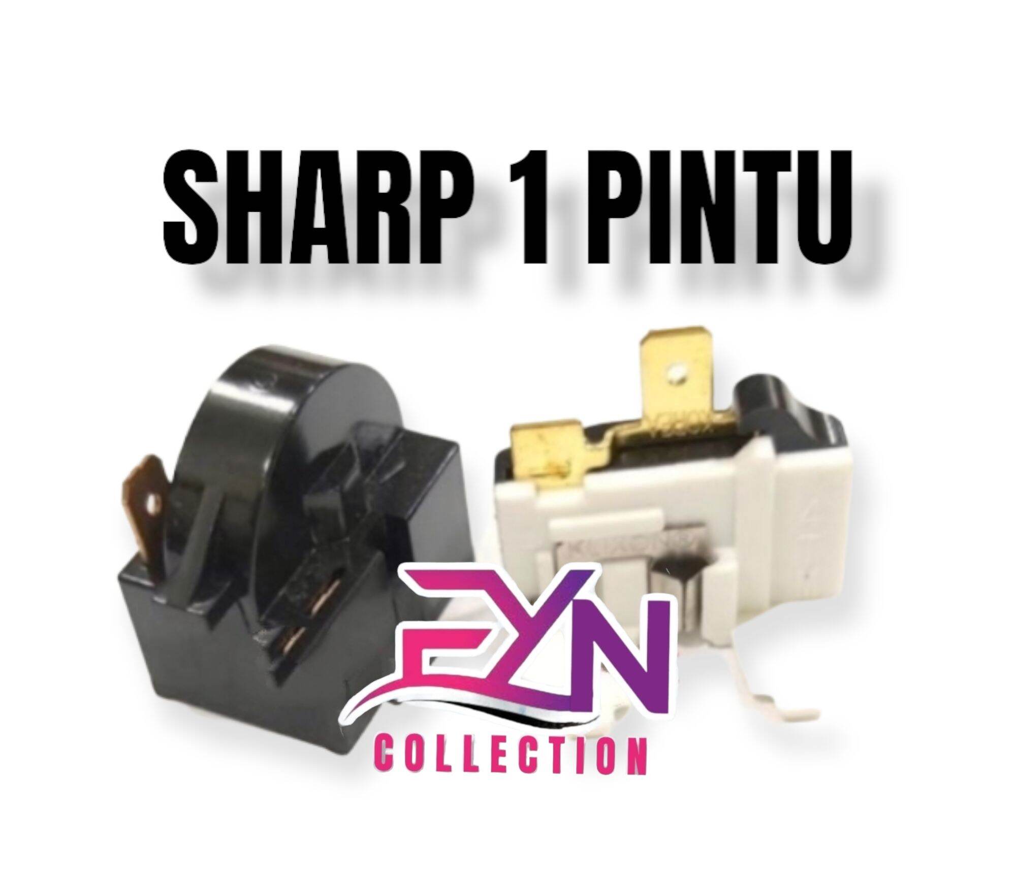 [BEST SELLER] OVERLOAD KULKAS SHARP 1 PINTU WATT KECIL + PTC RELAY 1 ...