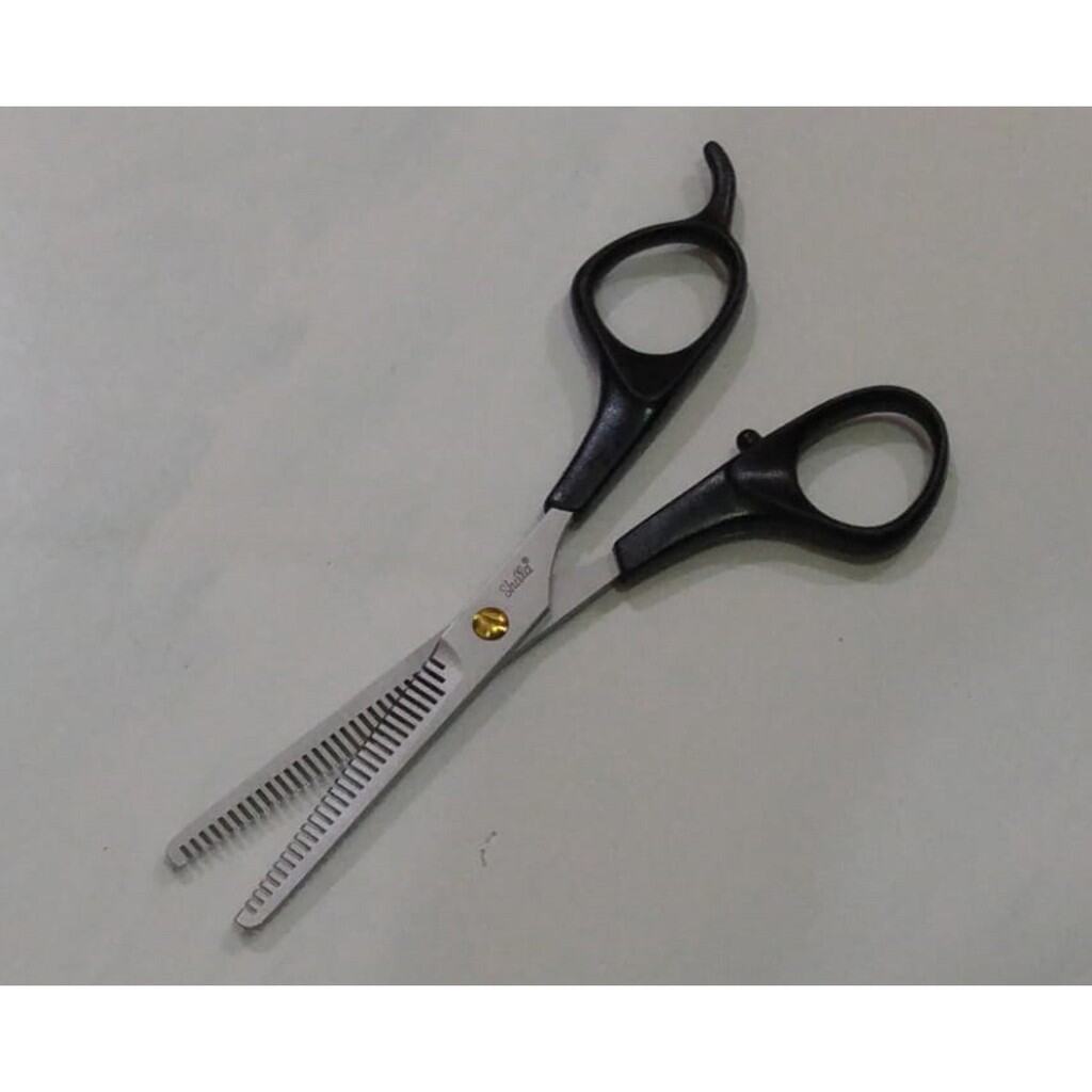 PET MAGASIN Professional Thinning Scissors with Toothed Blade 