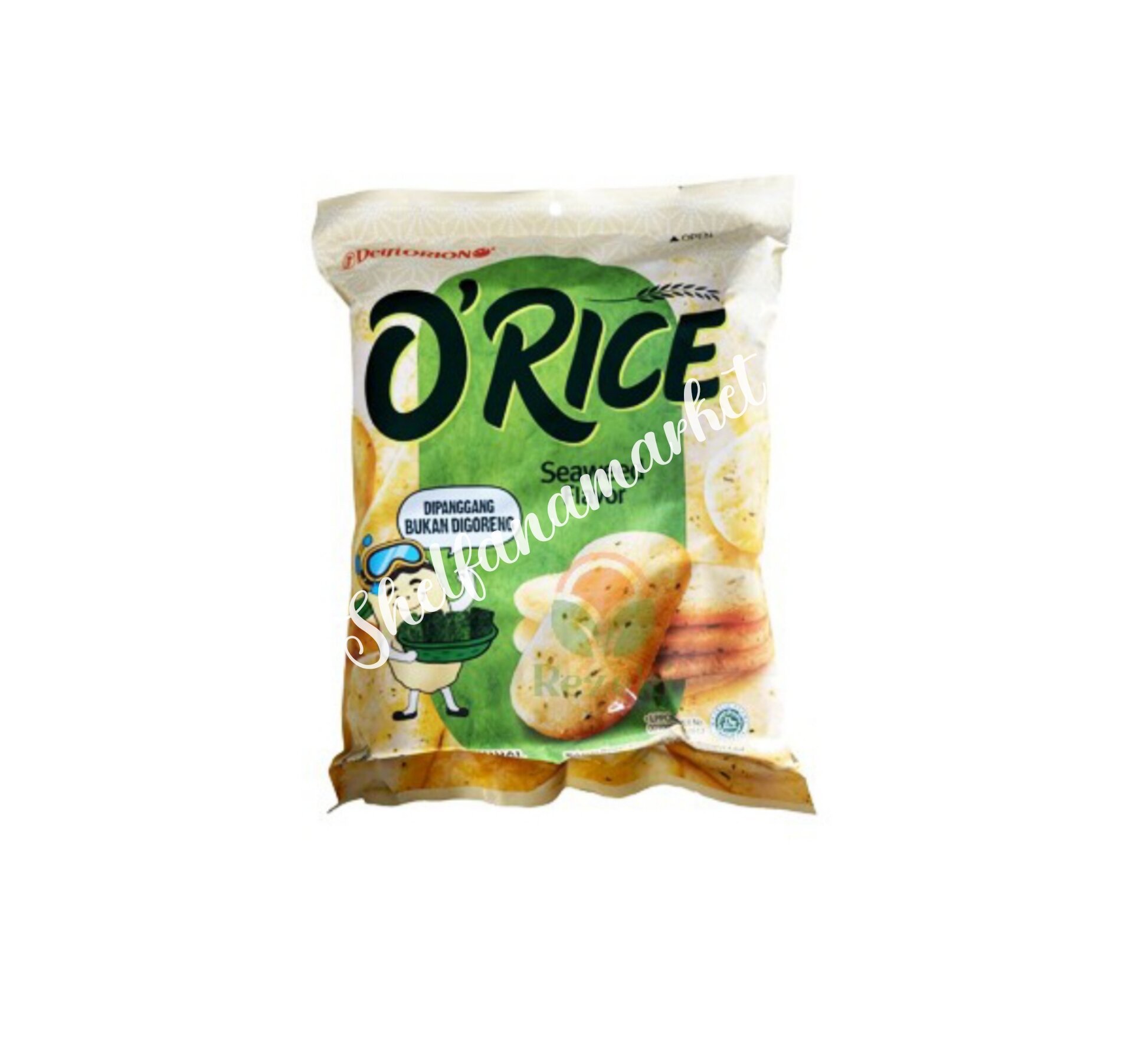 O'Rice Crackers Seawed Flavor 111gr Lazada Indonesia