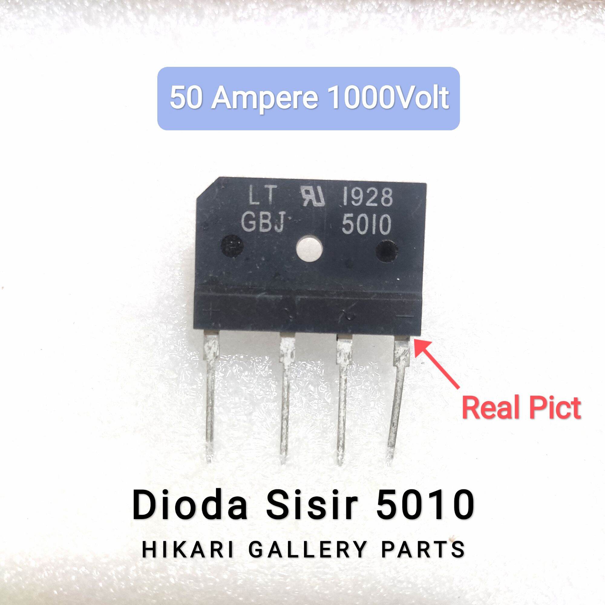 Dioda Sisir 50a 1000v ASLI GBJ 5010 Dioda Bridge 50 ampere 1000 volt 4