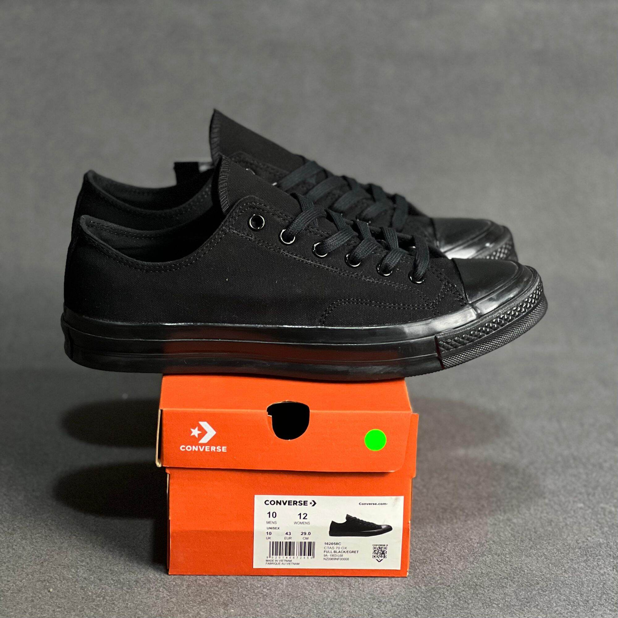 Converse low full black online