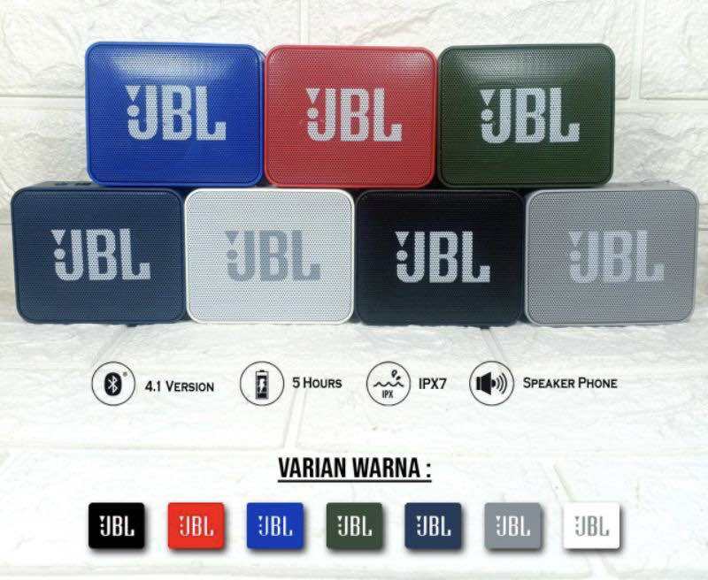 Speaker Jbl GO 2 speaker mini speaker kotak. Wireless With Radio FM