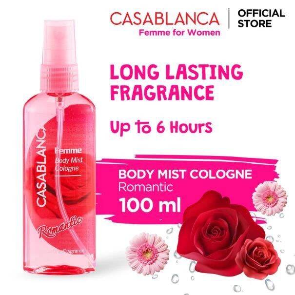 Casablanca Body Mist Spray Cologne Parfum Pria Wanita Wangi Tahan Lama Dan Pemikat