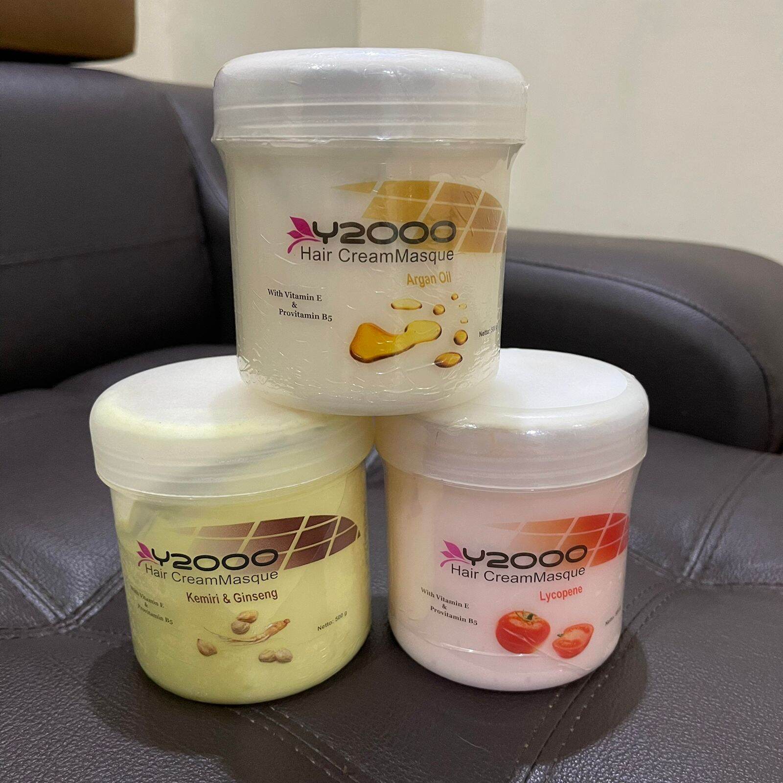Y2000 HAIR CREAM MASQUE 500G/HAIR CREAMBATH+HAIR MASK(2in1) Lazada