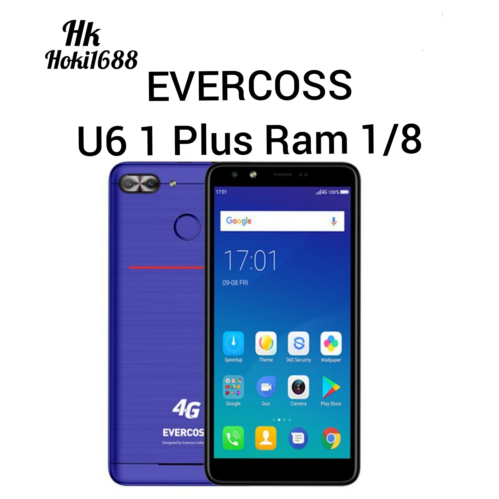 HP NEW EVERCOSS U6 PLUS 1/8 GARANSI RESMI Harga 318,000 rupiah*Gratis Ongkir
