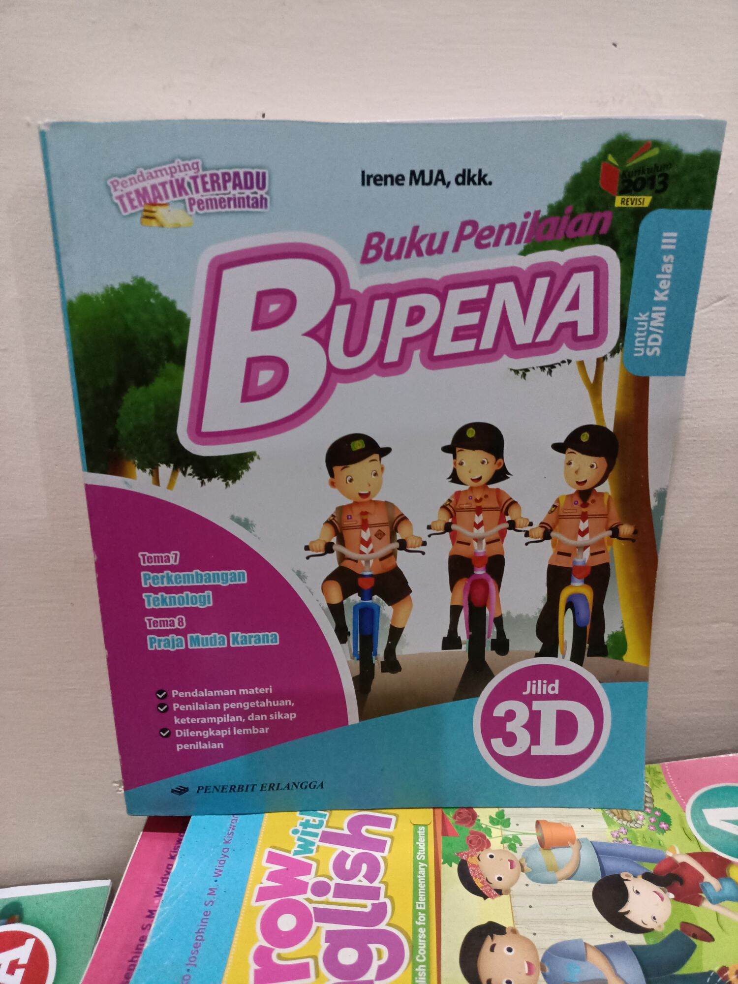 buku bupena 3D kelas 3 SD Erlangga | Lazada Indonesia
