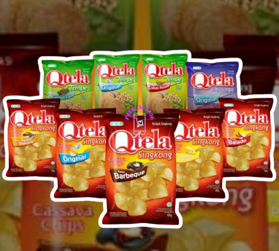 Qtella Keripik Singkong 30 Gram Banyak Varian Rasa Lazada Indonesia