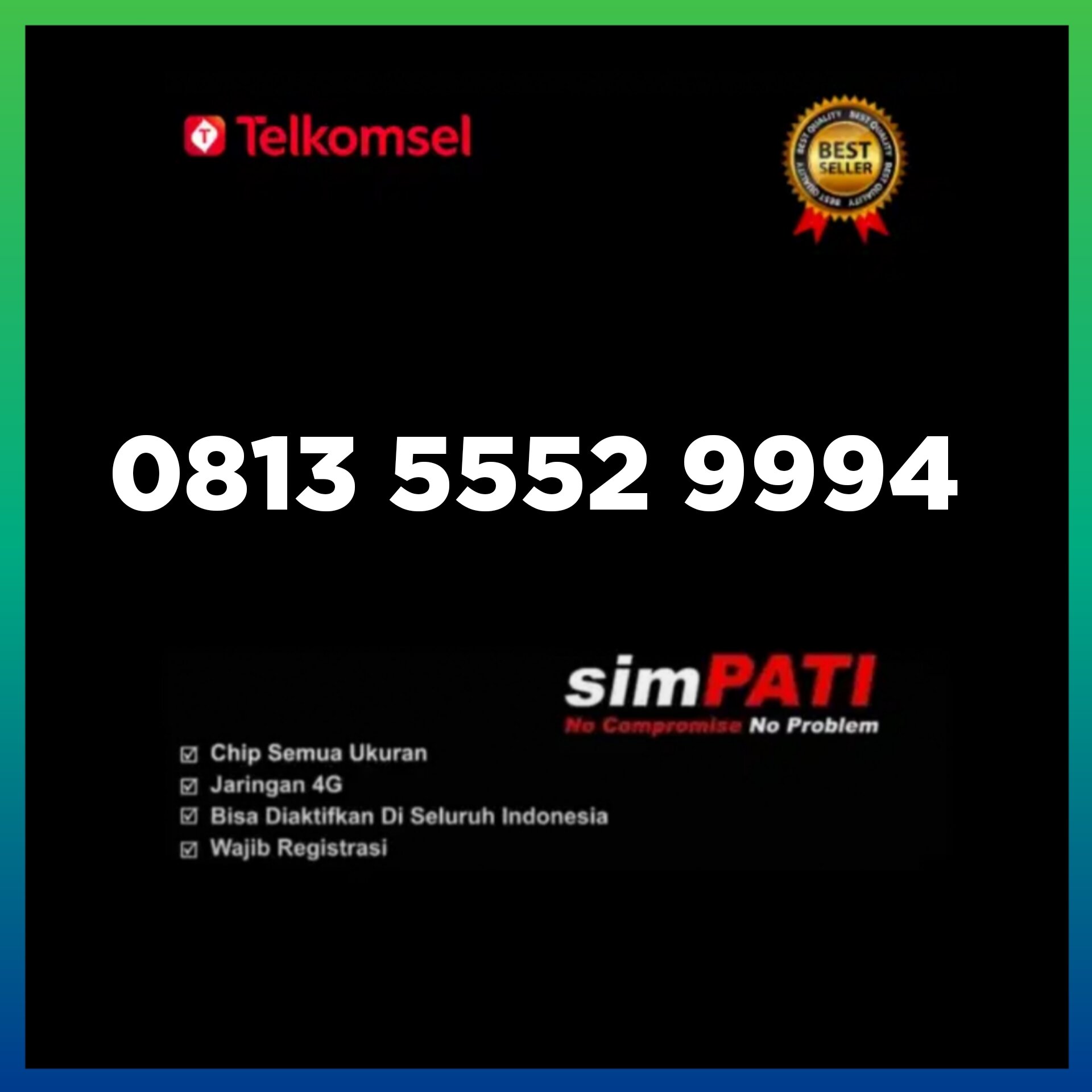 Nomor Cantik Telkomsel Simpati Tipe Sim Micro Nano Standar Nomor Cantik ...