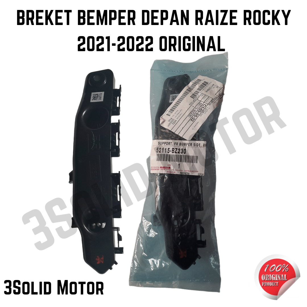 BREKET BEMPER DEPAN RAIZE ROCKY 2021-2022 ORIGINAL Harga 45,000 rupiah*Gratis Ongkir