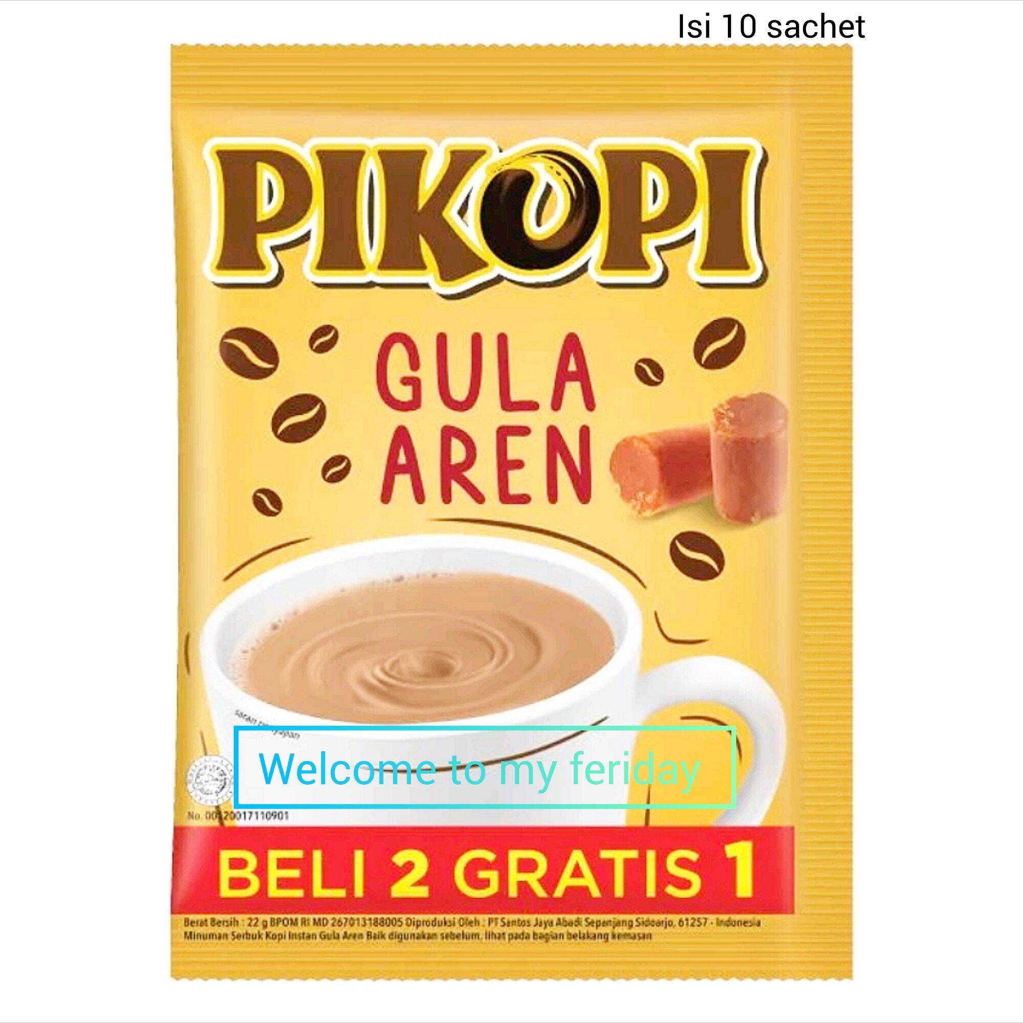 PiKopi Gula Aren | kopi rasa Gula Aren | kopi Sachet isi 10 sachet