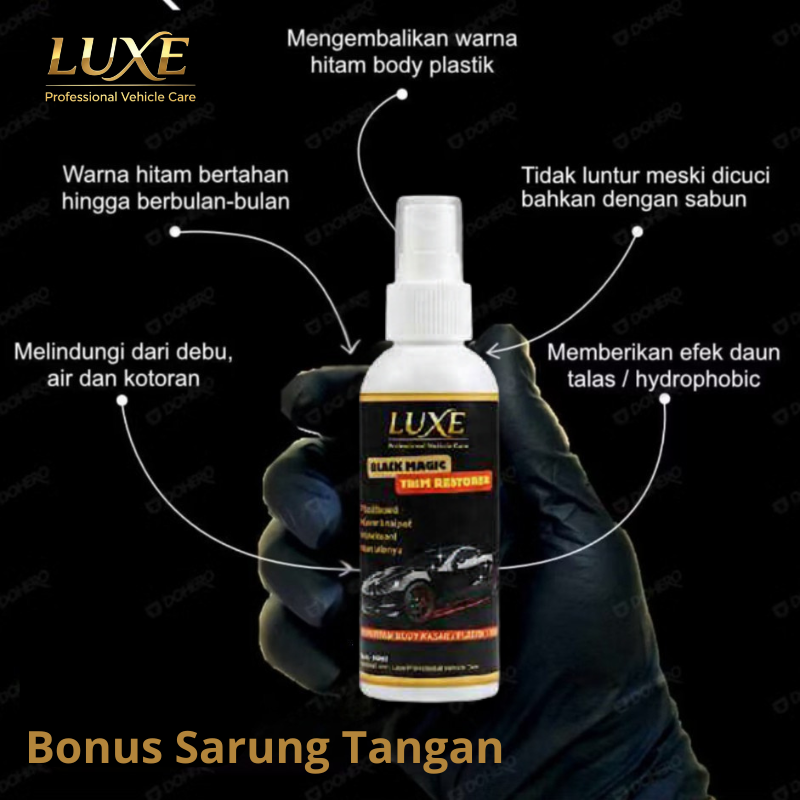 Black magic trim restorer premium 100ml-Intl Harga 25,000 rupiah*Gratis Ongkir