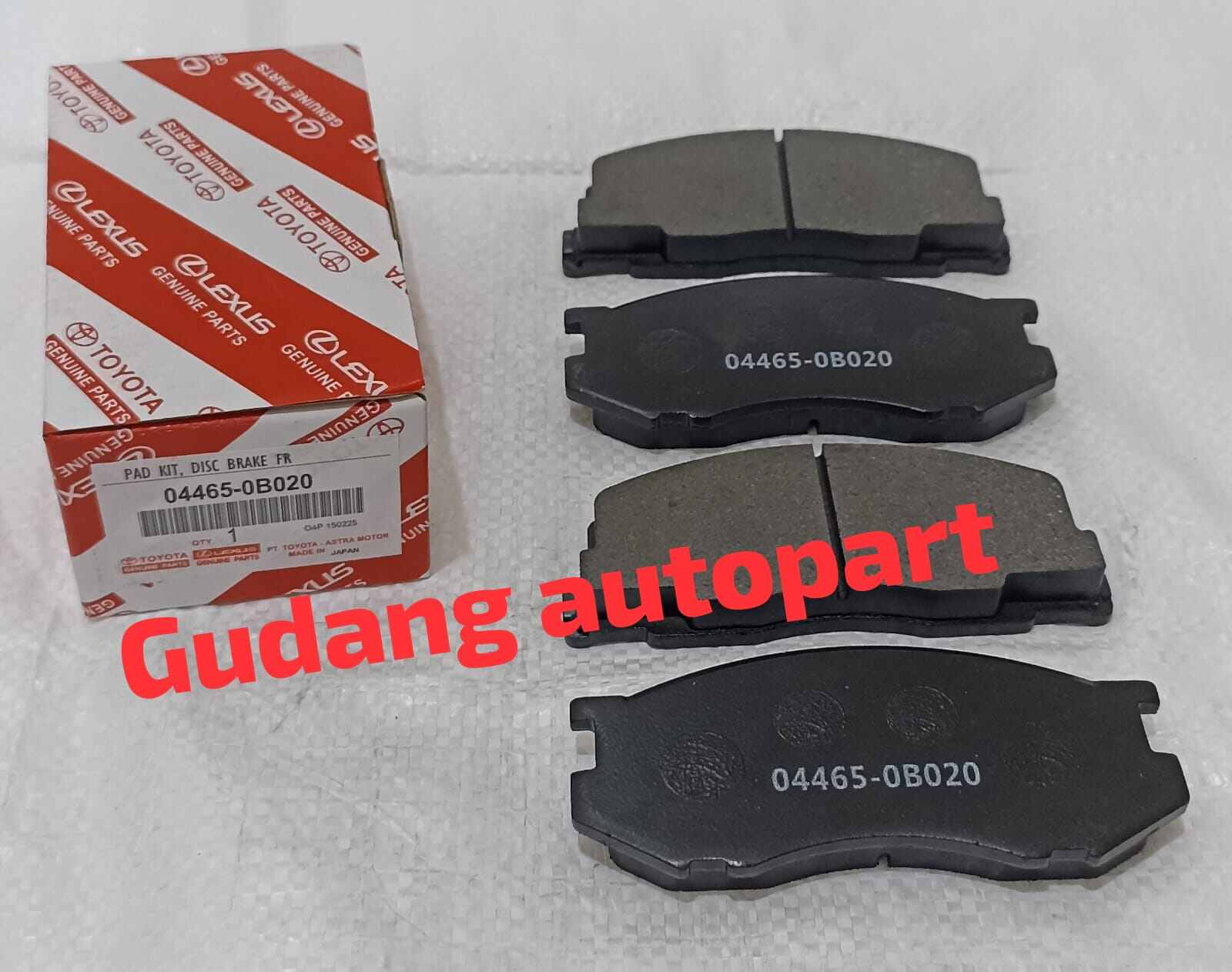 Front Brake Pad - Front Brake Pad for Toyota Kijang 5K 1.5 / 7K Grand / Kijang Super / Kijang Grand / Kf40 1986-1997 / Kf50 1986-1997(04465-0B020) Giá 85,000 Đồng*Miễn phí vận chuyển