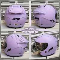 Helm Jpn Galaxy ungu pastel dop