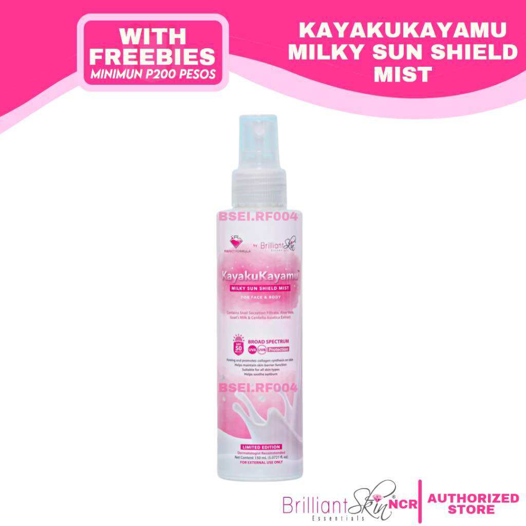 Sunscreen SPRAY spf 50 kayaku kayamu BY brilliant skin | Lazada