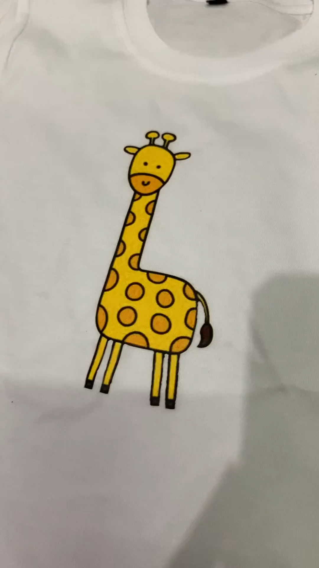 ATASAN KAOS KIDS ANAK COWOK PEREMPUAN COTTON KATUN LENGAN PENDEK UMUR 2 13 TAHUN GIRAFFE JERAPAH