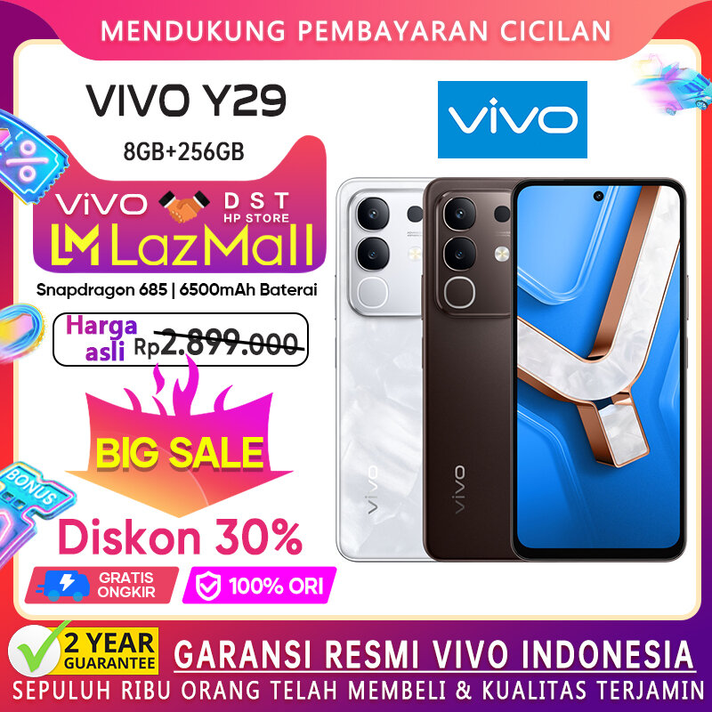 Vivo Y29 (6/128)(8/128)(8/256) 6500mAh, extreme shockproof, IP69 waterproof extreme, AI erase 2.0 Giá 2,899,000 Đồng*Miễn phí vận chuyển