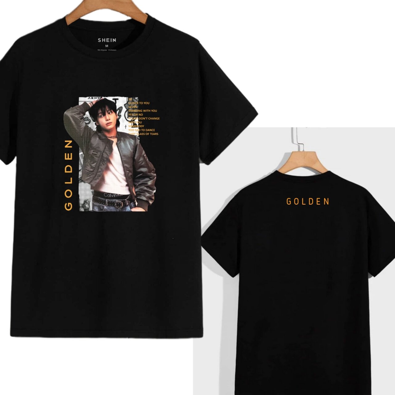 JUNGKOOK [GOLDEN] L/S T-SHIRT JUNGKOOK GOLDEN MERCH SHIRT 100