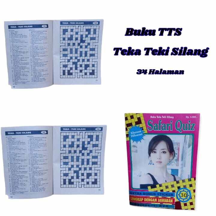 Buku Teka Teki Silang TTS Jadul Faforit | Lazada Indonesia