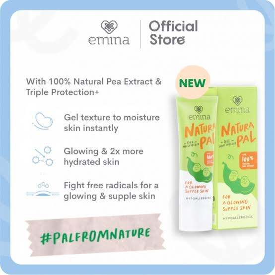 Emina Natura Pal Gel Moisturizer Lazada Indonesia