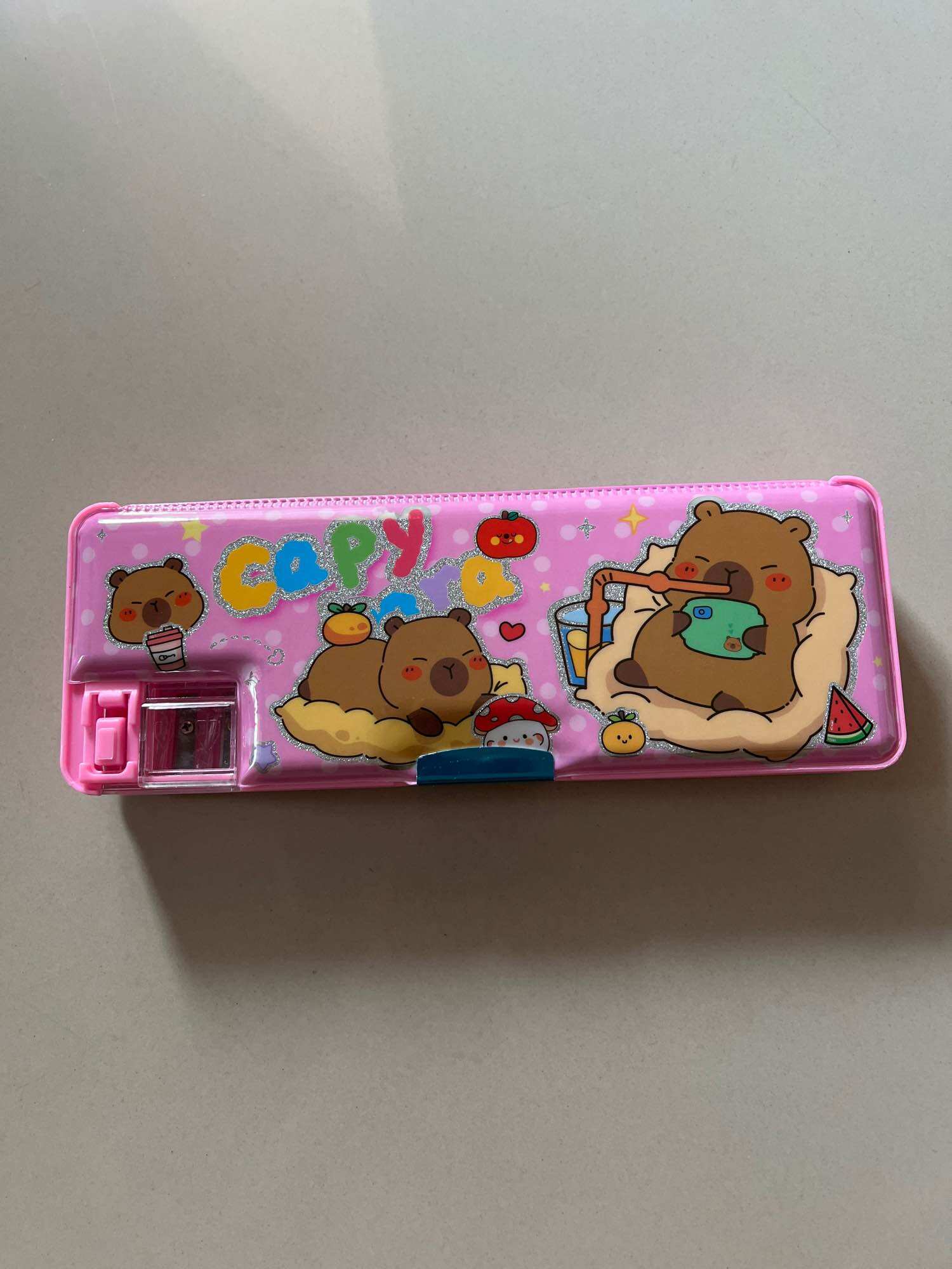 Tempat Pensil Capybara Gliter Magnet C-5907