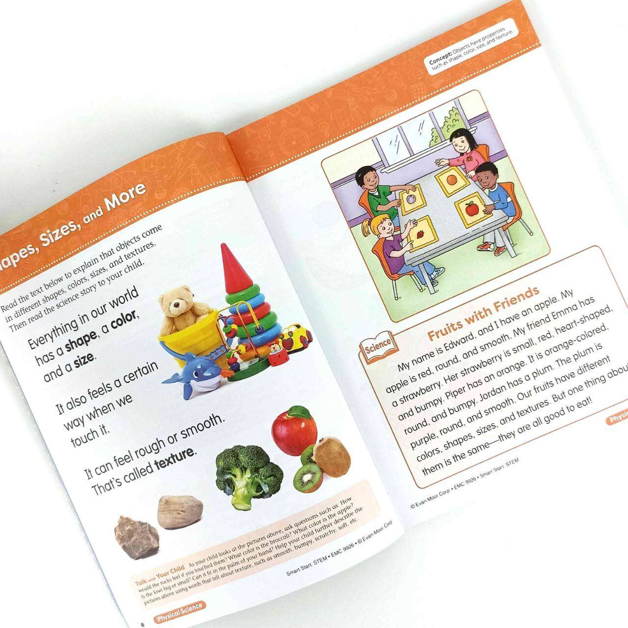 Evan-Moor Smart Start STEM Grade Kindergarten Activity Book Hands-on ...