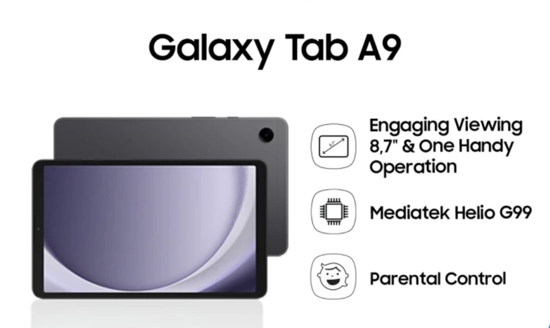 GALAXY TAB A9 LTE 4/64 Harga  2,400,000 Ringgit*Penghantaran Percuma
