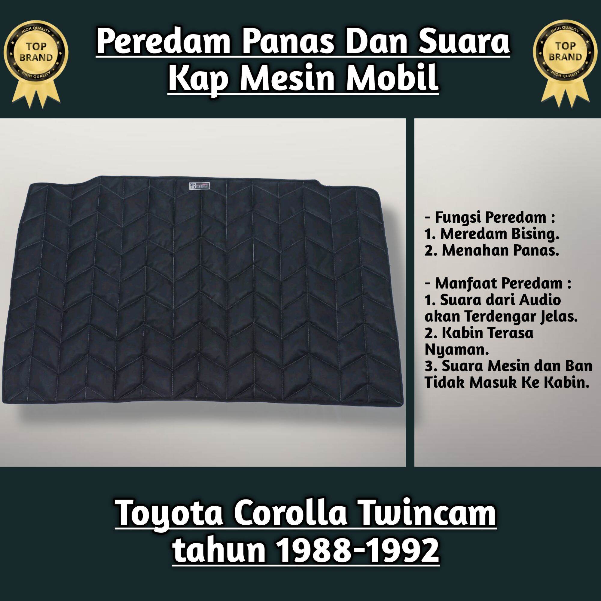 (Sigma) Peredam Panas Dan Suara Kap Mesin Mobil Toyota Corolla Twincam Harga 450,000 rupiah*Gratis Ongkir