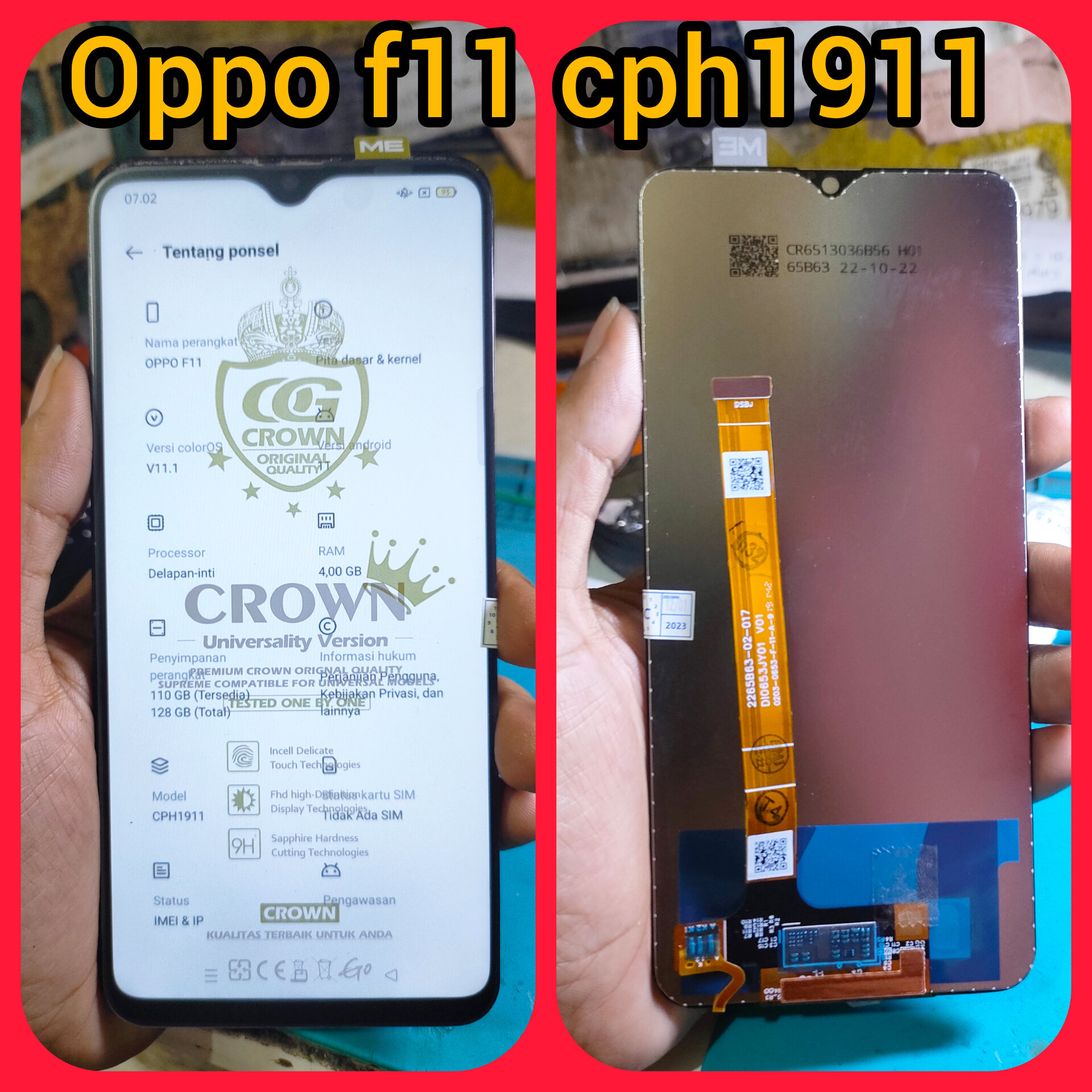 harga oppo cph1911