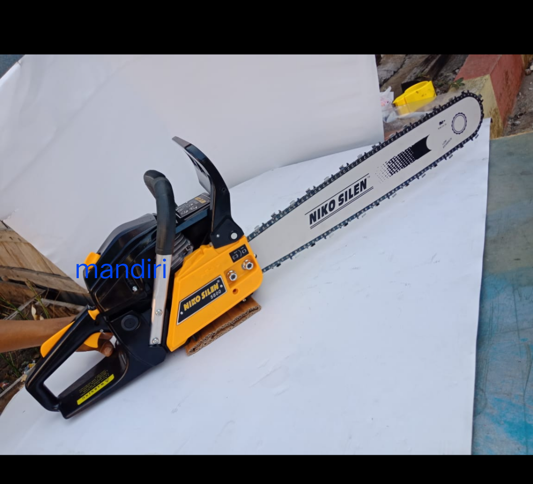 Mesin Gergaji Kayu Senso Chainsaw Nikosilen Bar Laser Inchi Lazada Indonesia