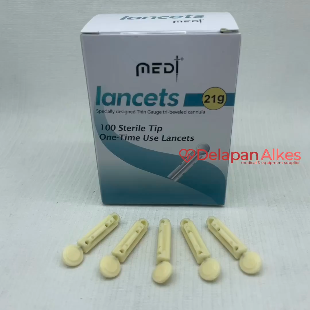 MEDT Blood Lancet 21G Medilance Jarum Bekam isi 100 pcs Steril | Lazada ...