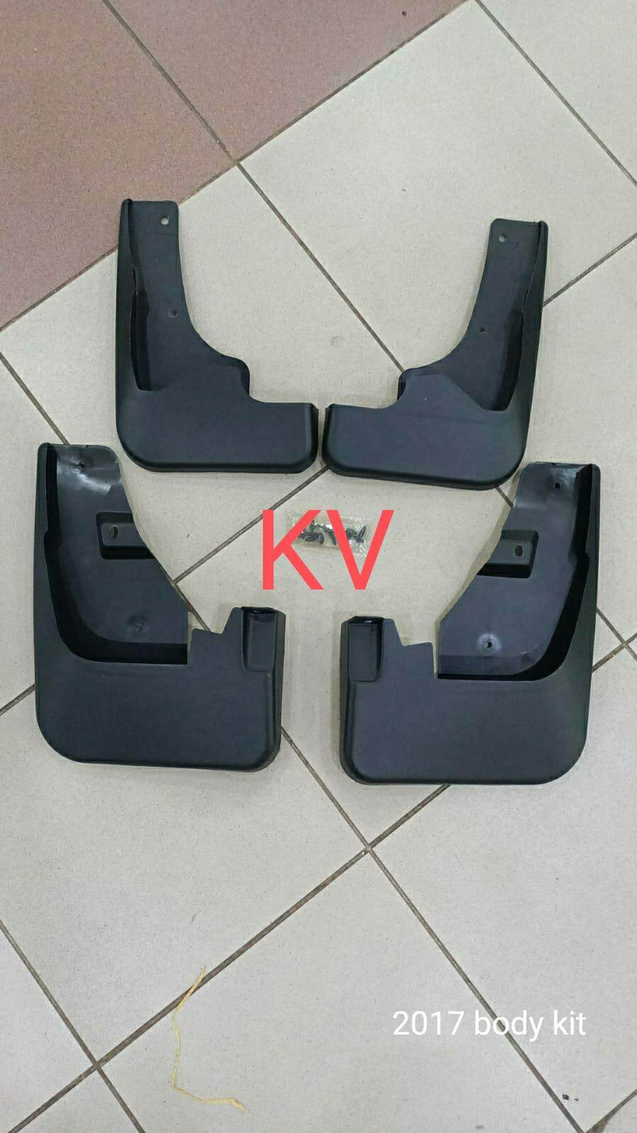 mudguard body kit new rush Terios 20152017 hitam jsl Lazada Indonesia