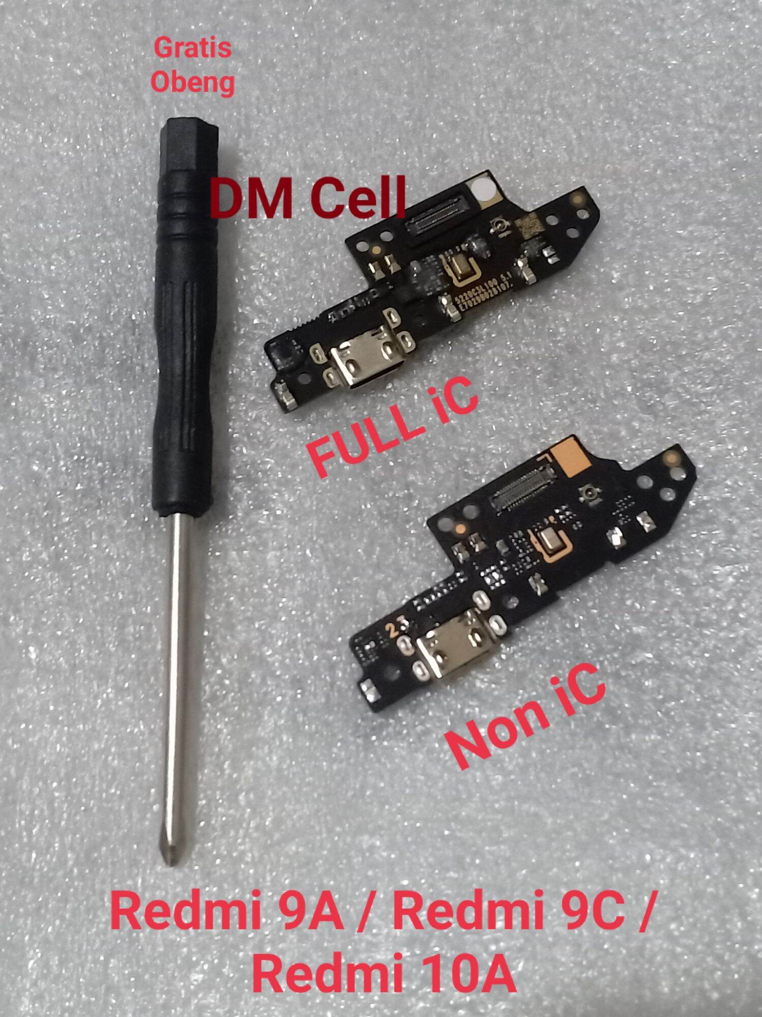 Module De Recharge Et Microphone ORIGINAL Pour Xiaomi Redmi 9A (M2006C3LG) - Réf. 5600090C3L00 - Neuf Sous Blister