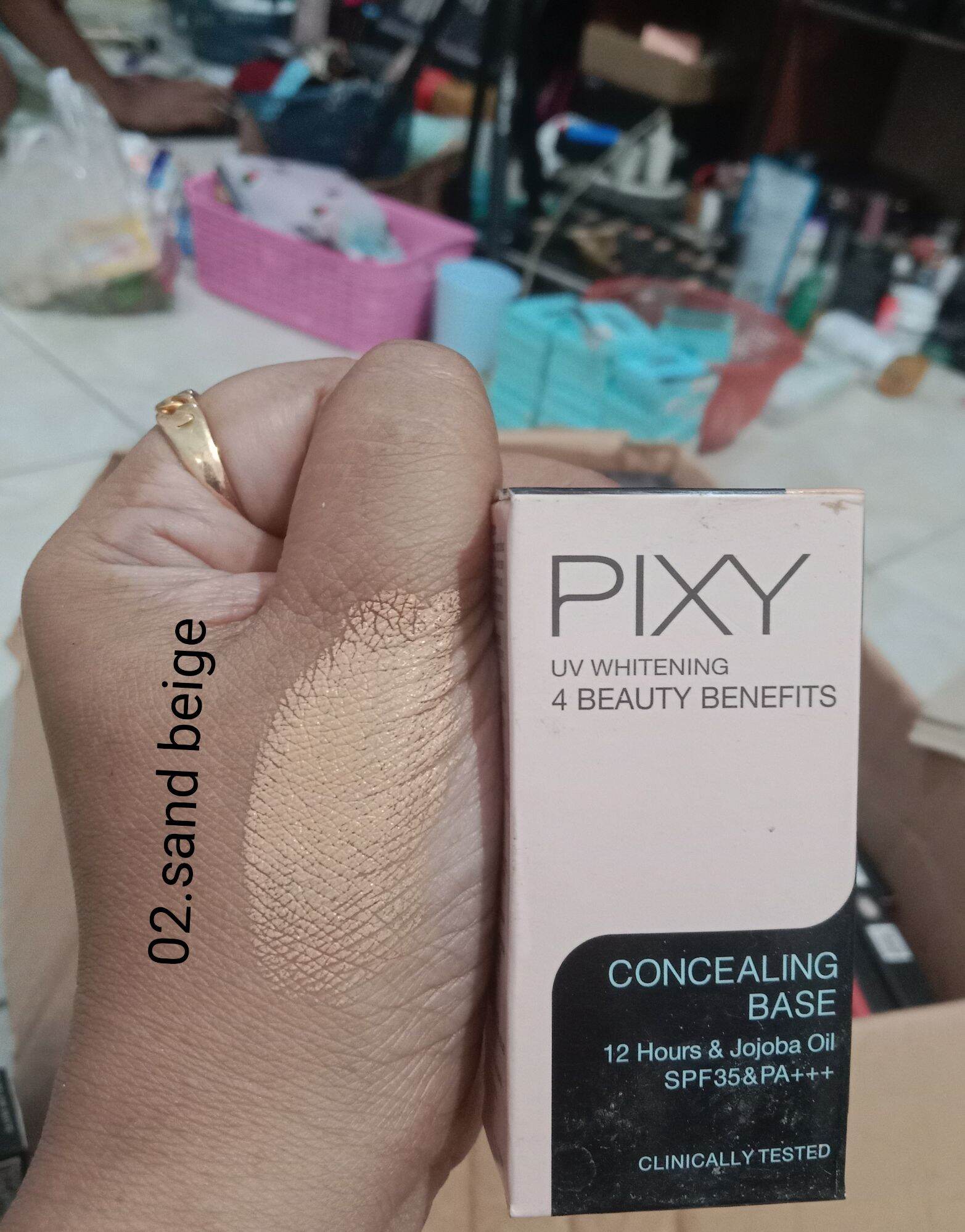 pixy uv whitening concealing base | Lazada Indonesia
