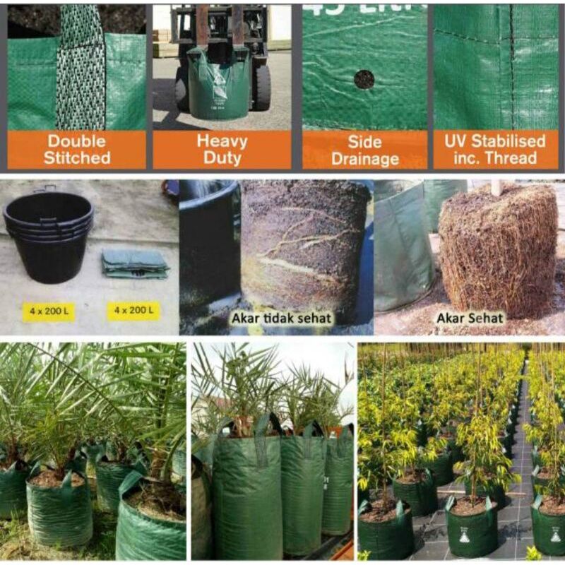 Jual PLANTERBAG EASY GROW PLANTER BAG TANAMAN AWET 50 LITER - Kab. Blitar -  Mulya Tani 1