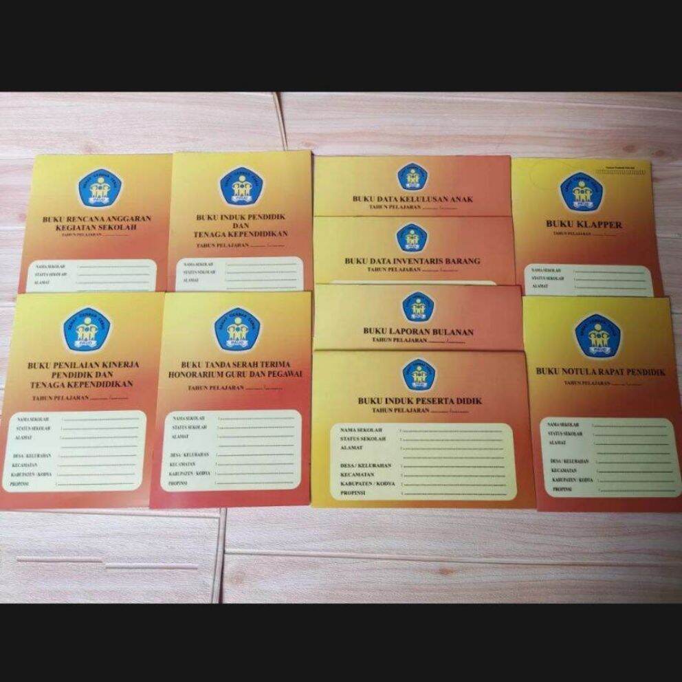 Buku paket Administrasi PAUD TK/10 buku administrasi Harga  139,999 Ringgit*Penghantaran Percuma