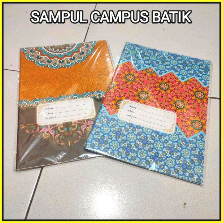 1 Pak Sampul Buku Campus Batik Isi 20 Lembar | Lazada Indonesia