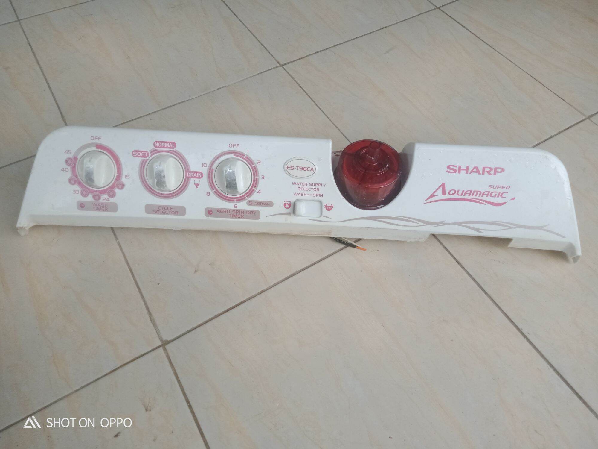 COVER FULL SET TUTUP MESIN CUCI SHARP 2 TABUNG ORIGINAL COPOTAN ...